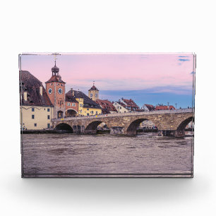 Bloque Para Fotos Casco histórico de Regensburg, Alemania