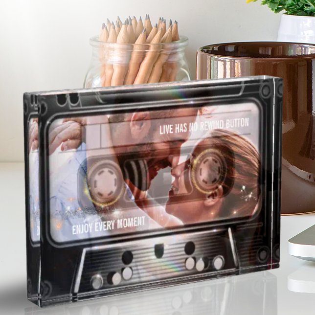 Bloque Para Fotos Cassette De Música Retro Ochties Añadir tu propia  (Subido por el creador)