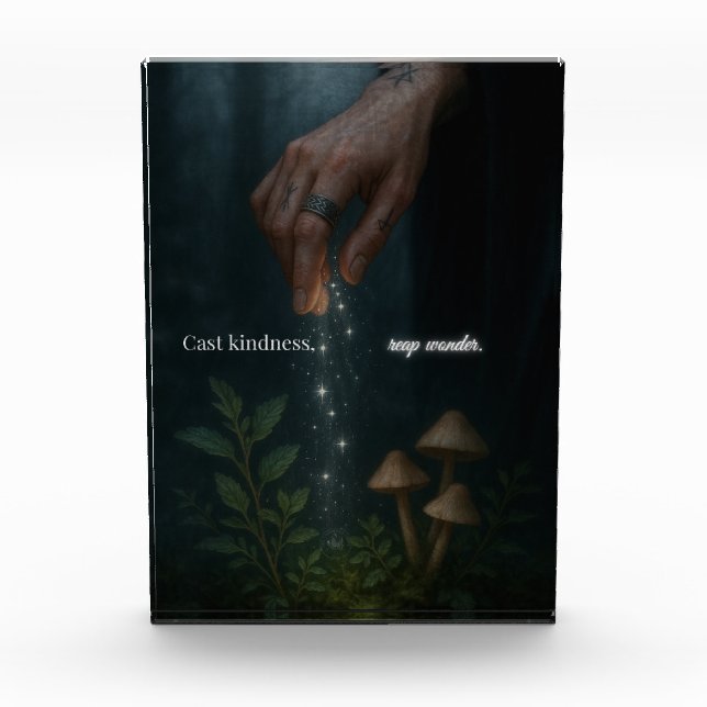 Bloque Para Fotos Cast Kindness Reap Wonder Uplifting Motivational (Anverso)