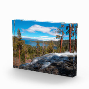 Bloque Para Fotos Cataratas Eagle Creek, Lago Sur Tahoe