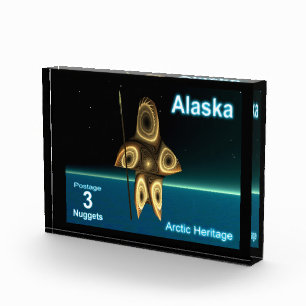 Bloque Para Fotos Cazador de inuits fractales - rehén de Alaska