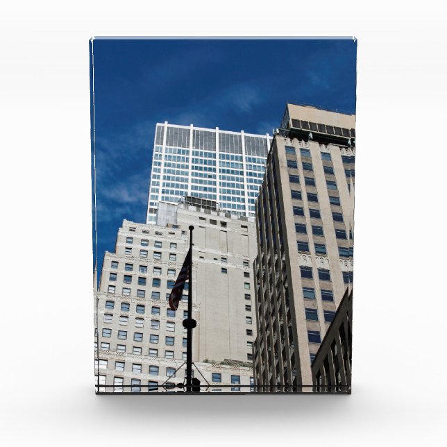 Bloque Para Fotos Chase Manhattan Bank New York City (Anverso)