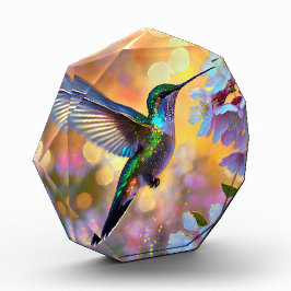 Bloque Para Fotos Cherry Blossom Fantasy Hummingbird