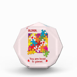 Bloque Para Fotos Chica de cumpleaños rompe el amor a las piezas