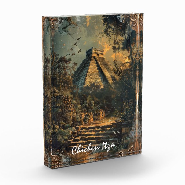 Bloque Para Fotos Chichen Itza México Viajes de arte (Izquierda)