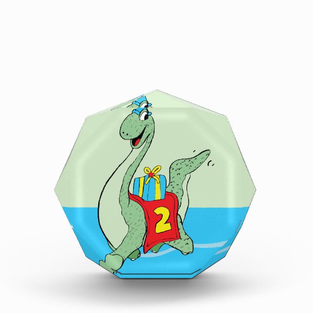 Bloque Para Fotos Chico, Dinosaurio de cumpleaños (Anverso)