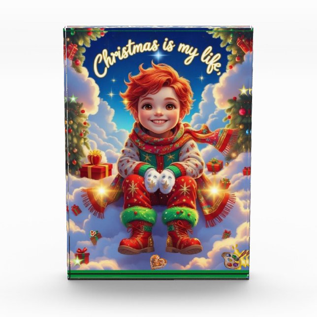 Bloque Para Fotos Christmas is my life, (Anverso)