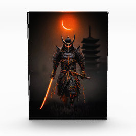 Bloque Para Fotos Ciberpunk Samurai Futurista Guerrero