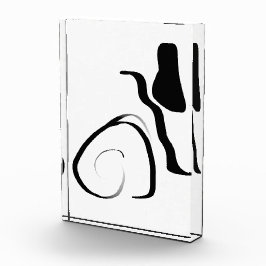 Bloque Para Fotos Ciclo de giro: Resumen en blanco y negro