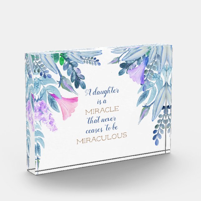 Bloque Para Fotos Cita de hija (Izquierda)