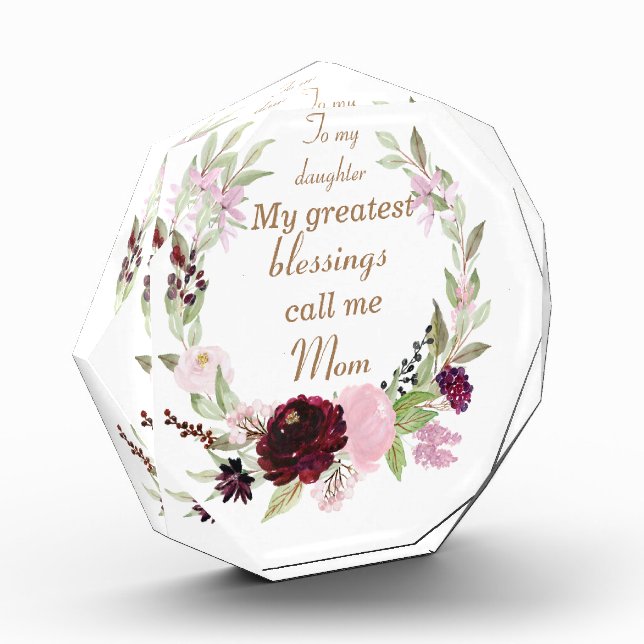 Bloque Para Fotos Cita de hija (Izquierda)