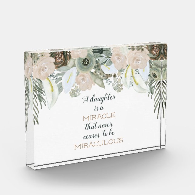 Bloque Para Fotos Cita de hija (Izquierda)