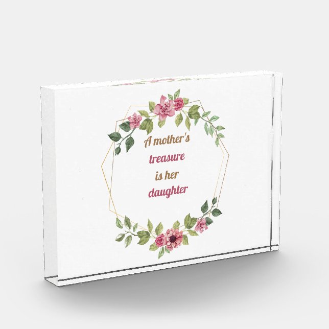 Bloque Para Fotos Cita de hija (Izquierda)