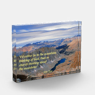 Bloque Para Fotos Cita de John Muir