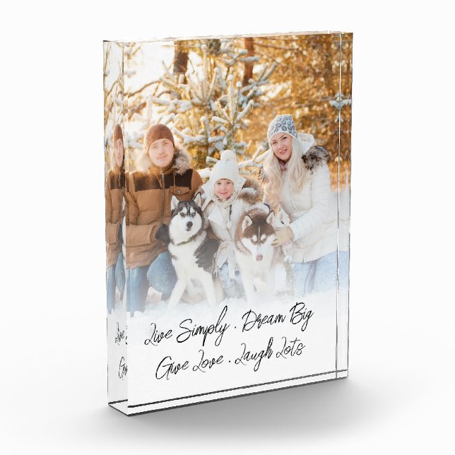 Bloque Para Fotos Cita de Personalizado de fotografía superpuesta de (Izquierda)