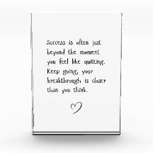Cita motivacional inspiradora de éxito para seguir