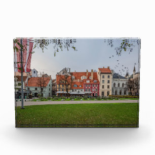 Bloque Para Fotos Ciudad antigua de Riga en otoño