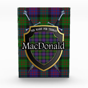 Bloque Para Fotos Clan escocés MacDonald Tartán