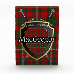 Bloque Para Fotos Clan escocés MacGregor Tartán