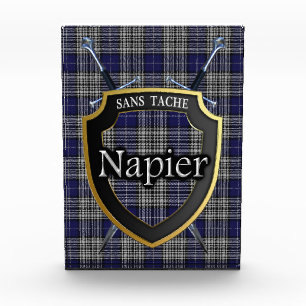Bloque Para Fotos Clan escocés Napier Tartan