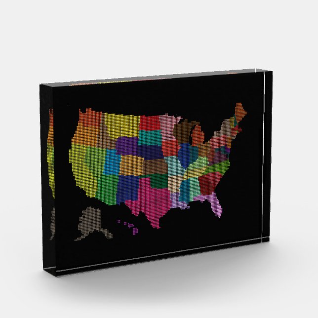 Bloque Para Fotos Clásico de regalo turístico especial de los Estado (Izquierda)