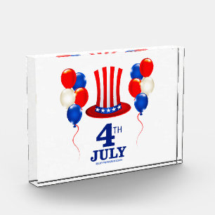 Bloque Para Fotos Clásico del Día de la Independencia del 4 de julio