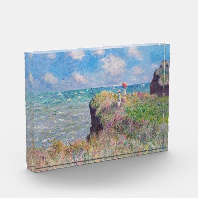 Bloque Para Fotos Claude Monet - Camino acantilado en Pourville (Izquierda)