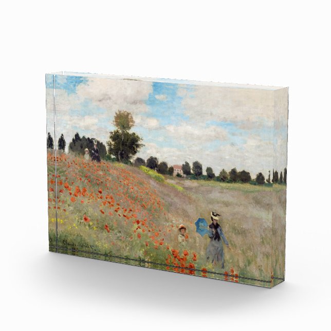 Bloque Para Fotos Claude Monet - Campo de amapola (Derecha)