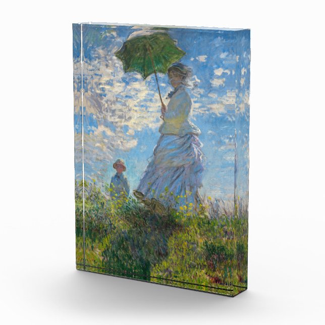 Bloque Para Fotos Claude Monet - El paseo, mujer con sombrilla (Derecha)