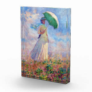 Bloque Para Fotos Claude Monet - Mujer con Parasol a la derecha