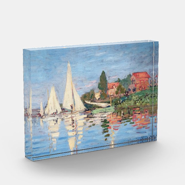Bloque Para Fotos Claude Monet - Regattas en Argenteuil (Izquierda)