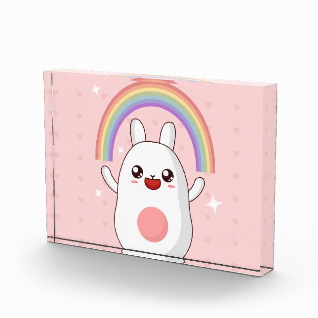 Bloque Para Fotos Clísico arcoiris de Kawaii (Derecha)