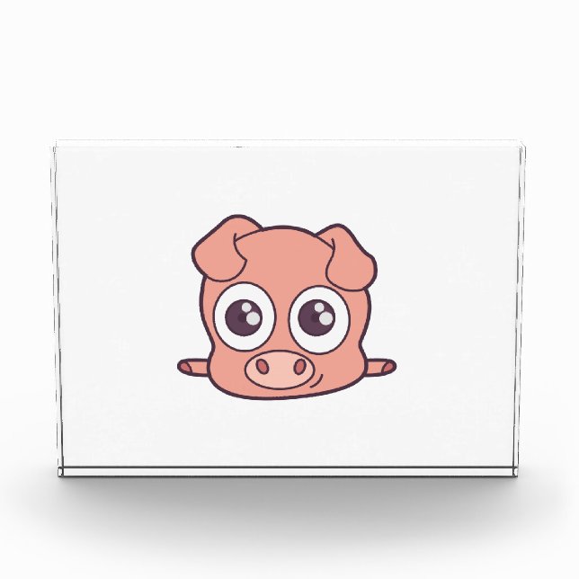 Bloque Para Fotos Clísico de cerdo (Anverso)