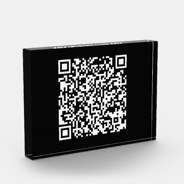 Bloque Para Fotos Código QR creado al instante (introduciendo su URL (Izquierda)