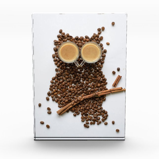 Bloque Para Fotos Coffee Lover Coffee Owl (Anverso)