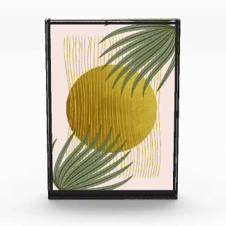 Bloque Para Fotos Colección de formas doradas