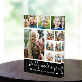 Bloque Para Fotos Collage 10 Photos gift for Dad