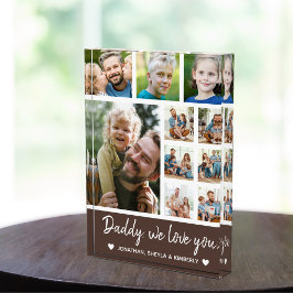 Bloque Para Fotos Collage 10 Photos gift for Dad