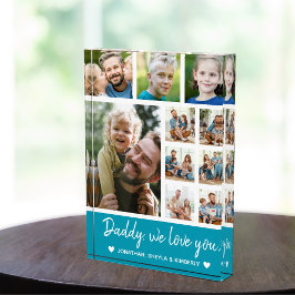 Bloque Para Fotos Collage 10 Photos gift for Dad