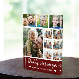 Bloque Para Fotos Collage 10 Photos gift for Dad