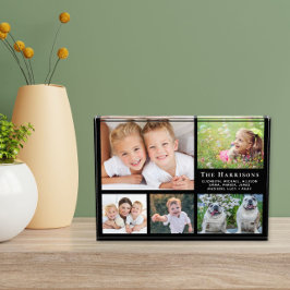 Bloque Para Fotos Collage Black familiar