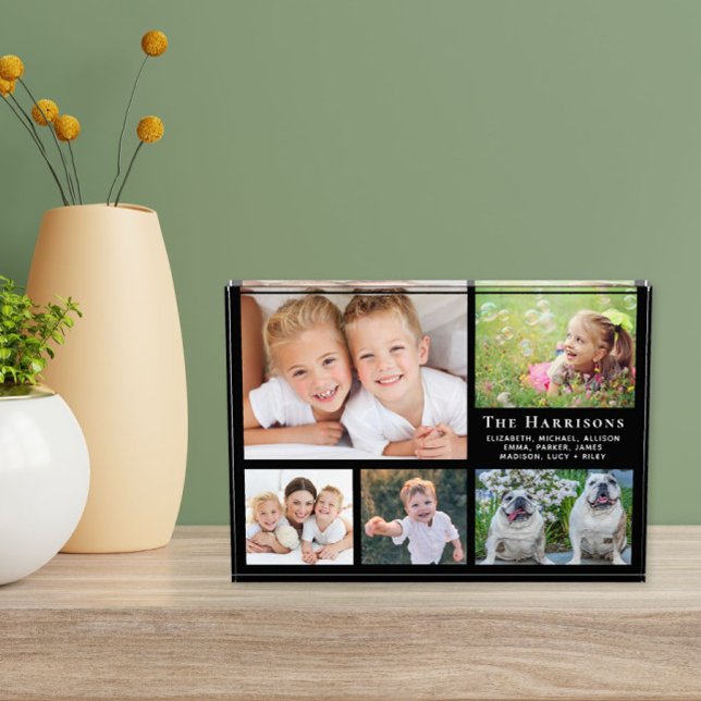 Bloque Para Fotos Collage Black familiar (Subido por el creador)