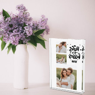 Bloque Para Fotos Collage Couple Photo y Abrazos Y Besos Frases Amor