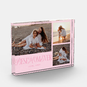 Bloque Para Fotos Collage de la mejor mamá rosada de la historia