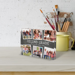 Bloque Para Fotos Collage Keepsake de Año Escolar para niños de Chal