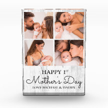 Collage moderno lindo primer Día de la Madre feliz