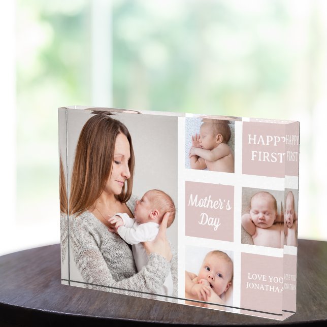 Bloque Para Fotos Collage Photos First Mother's Day (Subido por el creador)