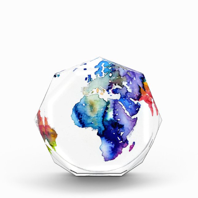 Bloque Para Fotos Colorful Earth  (Anverso)