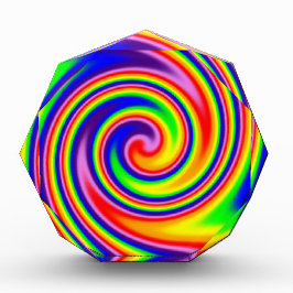 Bloque Para Fotos Colorido Remo Hippie Espiral Arcoiris Swirl