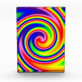Bloque Para Fotos Colorido Remo Hippie Espiral Arcoiris Swirl